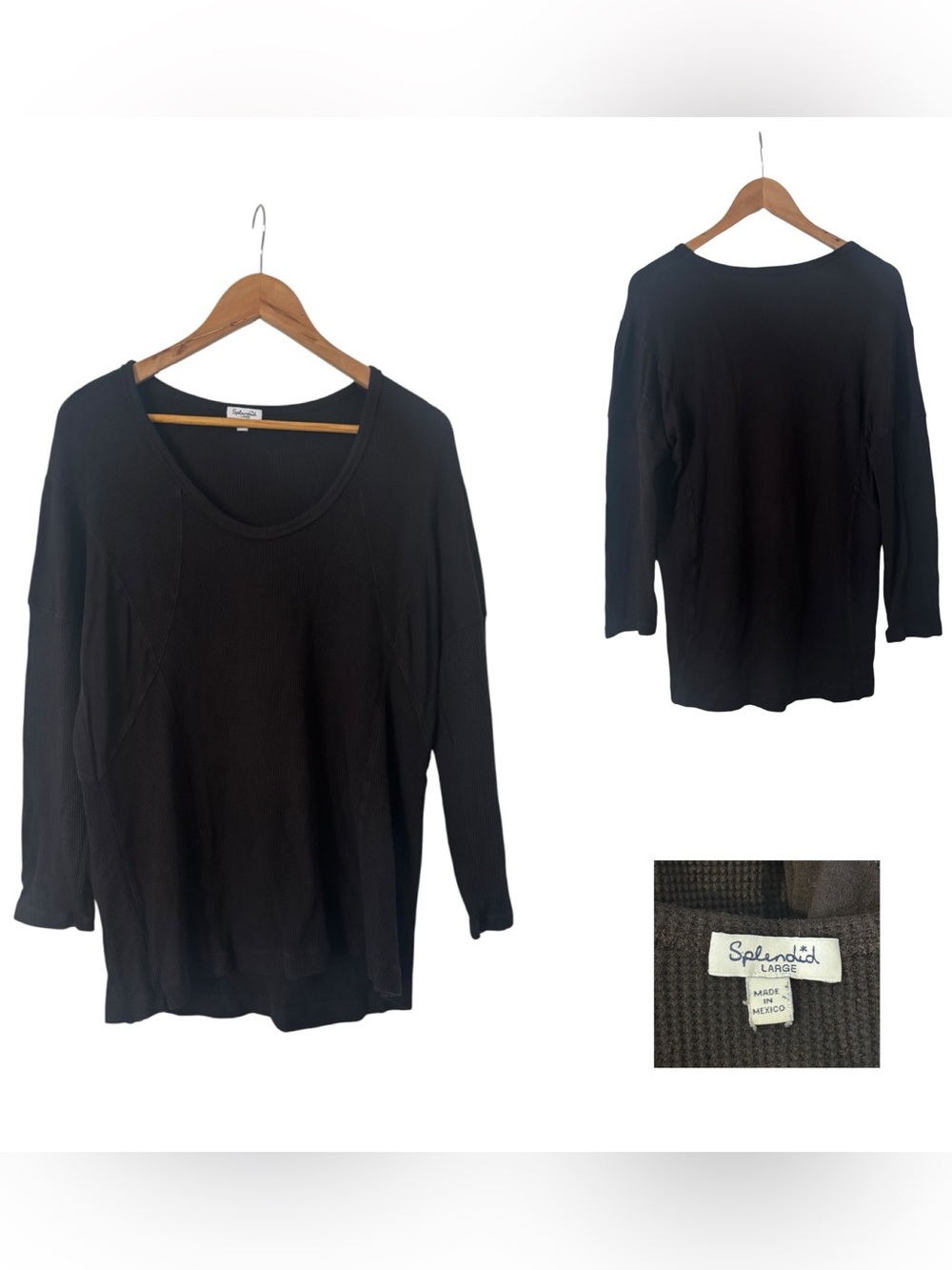 Splendid Thermal Long Sleeve Top